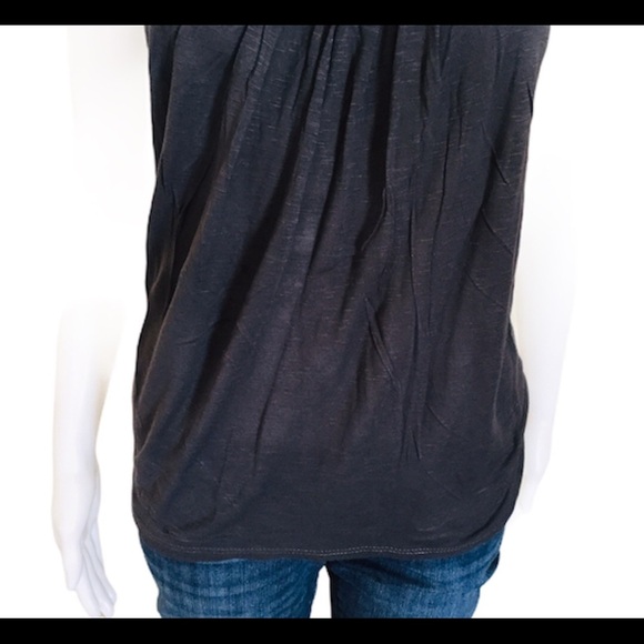 INES (Nordstrom) Pleated Detail
Cap Sleeve Top/Tee Grey Size XXSmall - Picture 5 of 10